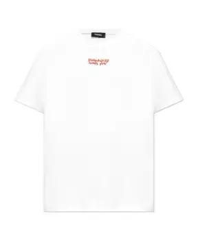 Футболка с логотипом Dsquared2, белый