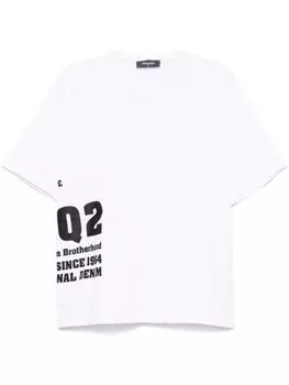 Футболка с логотипом DSQUARED2, белый