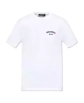 Футболка с логотипом Dsquared2, белый