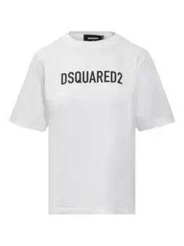 Футболка с логотипом DSQUARED2, белый