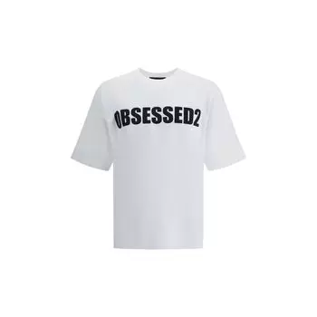 Футболка с логотипом Dsquared2, белый