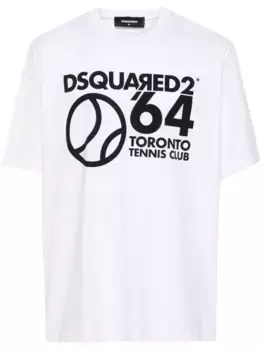 Футболка с логотипом DSQUARED2, белый