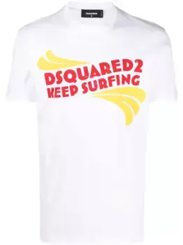 Футболка с логотипом DSQUARED2, белый