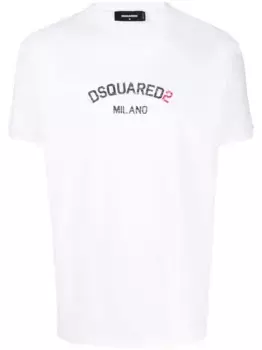 Футболка с логотипом DSQUARED2, белый