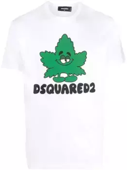 Футболка с логотипом DSQUARED2, белый