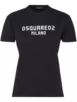 Футболка с логотипом DSQUARED2, черный