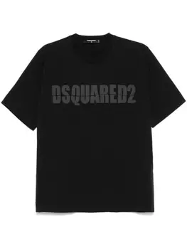 Футболка с логотипом DSQUARED2, черный