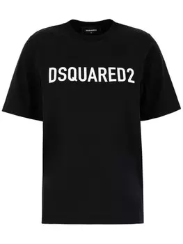 Футболка с логотипом DSQUARED2, черный