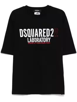 Футболка с логотипом DSQUARED2, черный