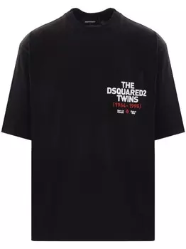 Футболка с логотипом DSQUARED2, черный