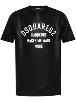 Футболка с логотипом DSQUARED2, черный