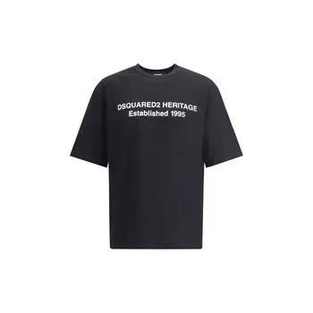 Футболка с логотипом Dsquared2, черный