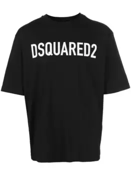 Футболка с логотипом DSQUARED2, черный