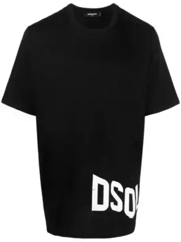 Футболка с логотипом DSQUARED2, черный
