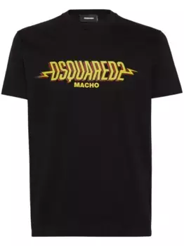 Футболка с логотипом DSQUARED2, черный
