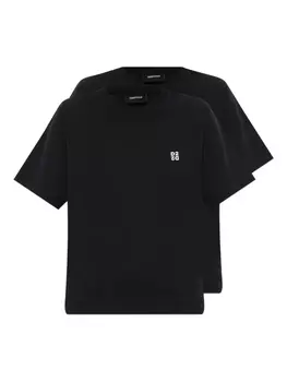 Футболка с логотипом DSQUARED2 (комплект из двух), черный