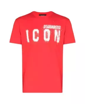 Футболка с логотипом Dsquared2, красный