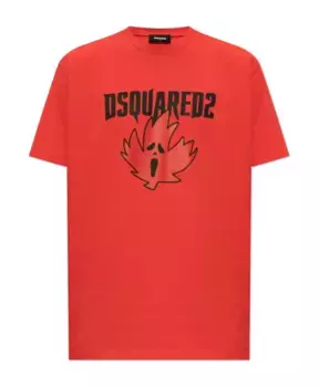 Футболка с логотипом Dsquared2, красный