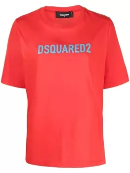 Футболка с логотипом Dsquared2, красный