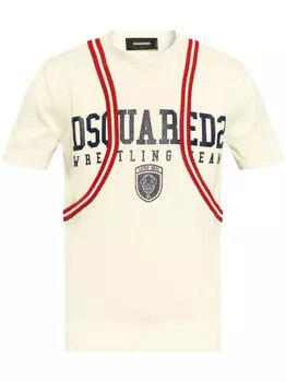 Футболка с логотипом DSQUARED2, нейтральный