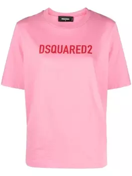 Футболка с логотипом Dsquared2, розовый