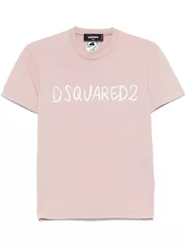 Футболка с логотипом DSQUARED2, розовый