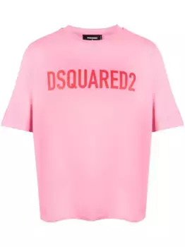 Футболка с логотипом DSQUARED2, розовый
