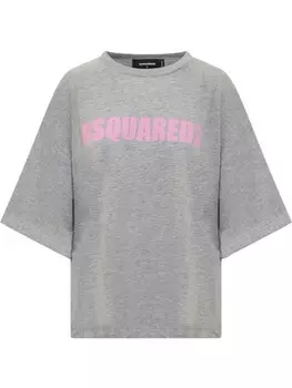 Футболка с логотипом DSQUARED2, серый