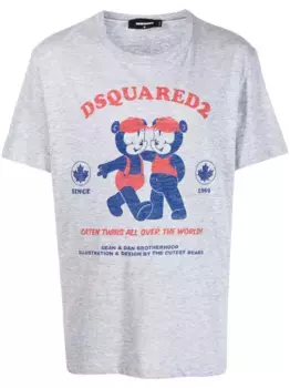 Футболка с логотипом DSQUARED2, серый