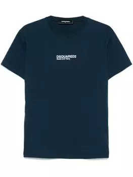 Футболка с логотипом DSQUARED2, синий