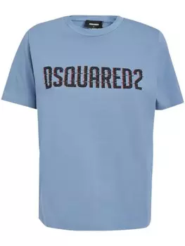 Футболка с логотипом DSQUARED2, синий