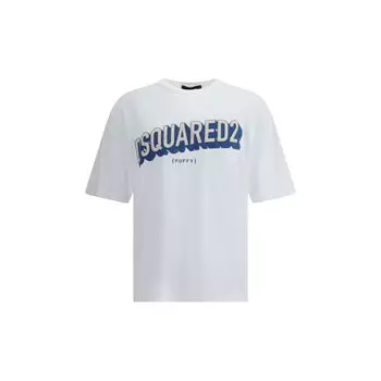 Футболка с логотипом Dsquared2, синий