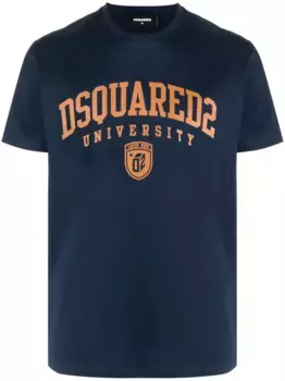 Футболка с логотипом DSQUARED2, синий