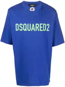 Футболка с логотипом DSQUARED2, синий