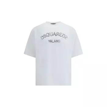 Футболка с логотипом Dsquared2, White