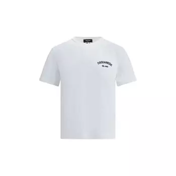 Футболка с логотипом Dsquared2, White