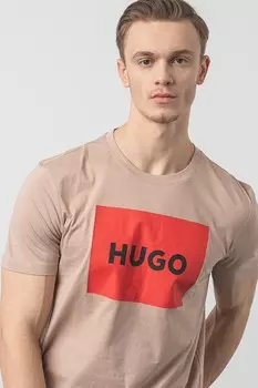 Футболка с логотипом Dulive Hugo, красный