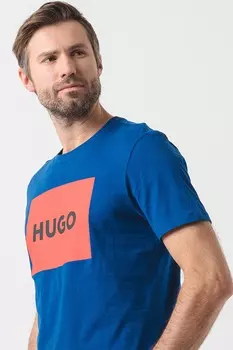 Футболка с логотипом Dulive Hugo, синий