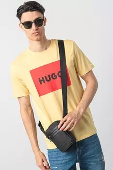 Футболка с логотипом Dulive Hugo, желтый