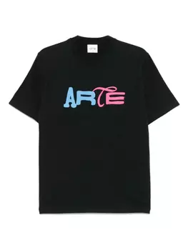 Футболка с логотипом Duo Print ARTE, черный