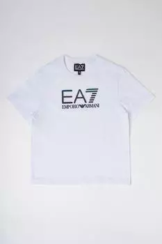 Футболка с логотипом Ea7, белый