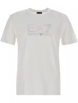 Футболка с логотипом Ea7 Emporio Armani, белый