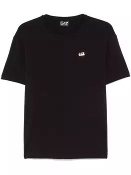 Футболка с логотипом Ea7 Emporio Armani, черный