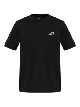 Футболка с логотипом Ea7 Emporio Armani, черный