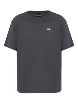 Футболка с логотипом Ea7 Emporio Armani, серый