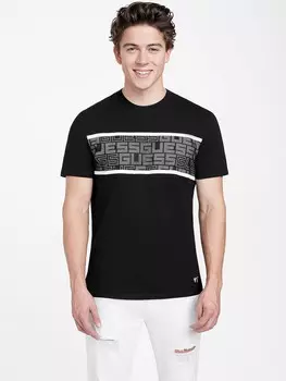 Футболка с логотипом Eco Rogue Guess Factory, черный
