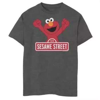 Футболка с логотипом Elmo для мальчиков 8–20 лет «Улица Сезам» Licensed Character