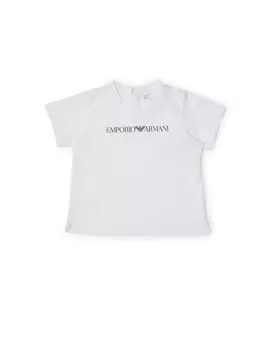 Футболка с логотипом Emporio Armani, белый