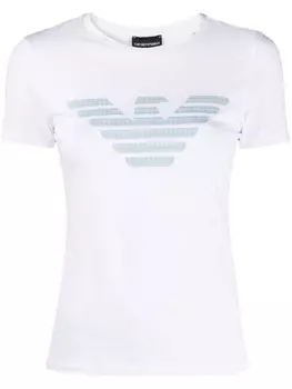 Футболка с логотипом Emporio Armani, белый