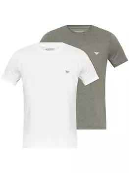 Футболка с логотипом Emporio Armani, белый